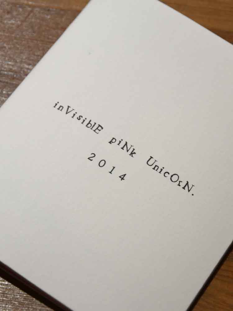 DRAWING TICKET|INVISIBLE PINK UNICORN
