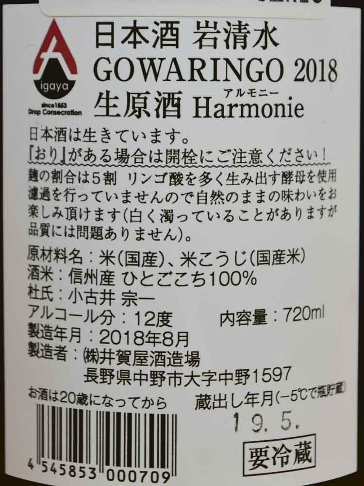 IWASHIMIZU GOWARINGO